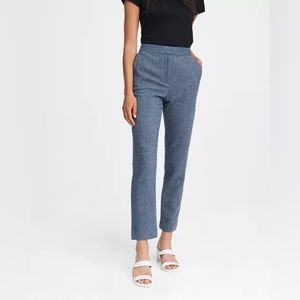 Layla Pant- Italian Herringbone Slim Fit Ankle Pant